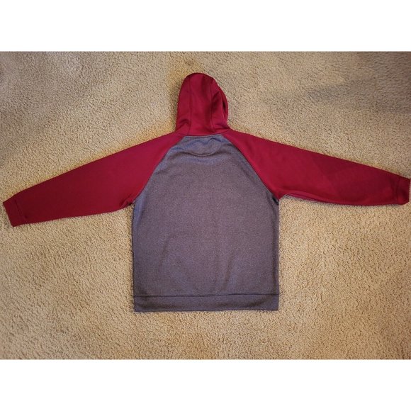 STANFORD CARDINAL University Gray & RED Hoodie Pullover Embroidered Size XXL - Picture 10 of 13